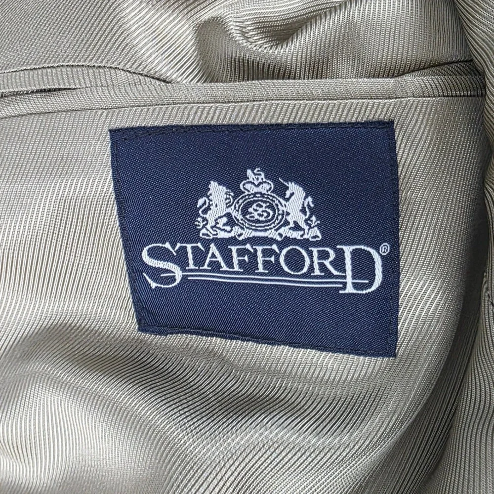 Stafford 100% Camel Hair Blazer Mens Est 42R Tan 2 Button Sport Coat